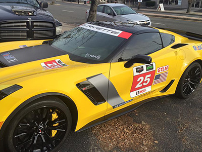 Wrapped corvette